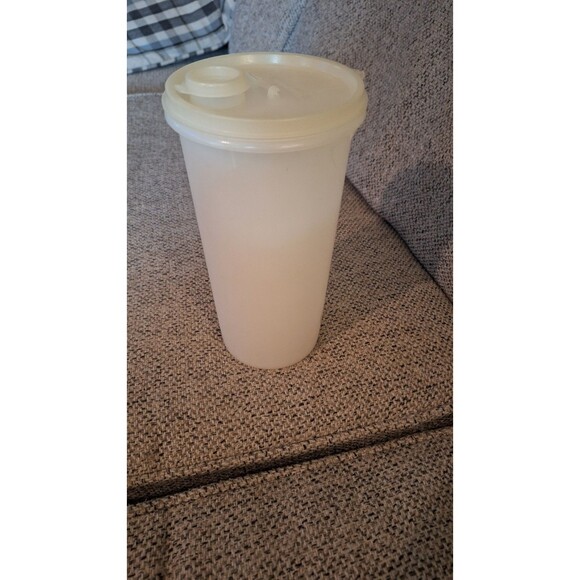 Tupperware‎ Sheer 48 oz Juice Container  #261 #563 #564 Handolier Lid Vtg - Picture 5 of 7